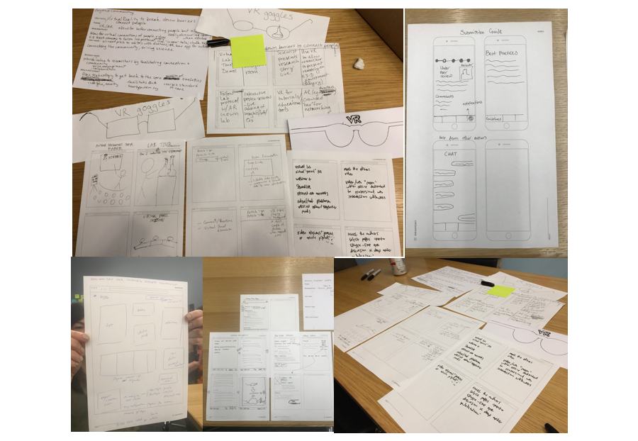 Ideation sketches